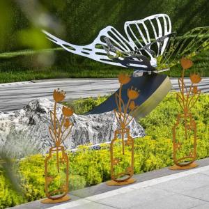 Metallblumen Wanddekoration, Schmiedeeisen Wanddekoration, Metallblumen-Wandskulpturen, Gartenornamente, schmiedeeiserne Wandkunst, Metallblumen für Badezimmer, Balkon