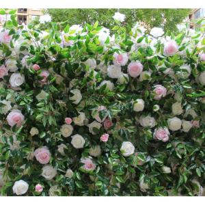 Blumen-Wandpaneel-Set, Künstlicher Wandblumen-Hintergrund, 3D-Seiden-Hortensien-Rosen-Blumenpaneel Für Fotohintergrund, Zuhause, Party, Hochzeit, Hintergrunddekoration(3M*3M)