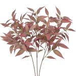 3er-Set Künstliche Eukalyptus Dekozweige Herbst, Künstliche Zweige Herbstlaub Thanksgiving Heimdekoration Indoor Outdoor Dekoration für Hausgarten Hochzeit Kamin Party, Erntedan