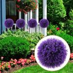 2 stuks eucalyptus grasbal plant grasballen vormsnoei van ballen planten hangende grasballen groene vulballen violet plastic ornament huishouden