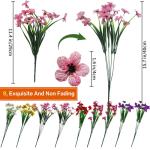 9 bundels zoals echt balkon, , weerbestendig, kunstplanten, buiten, uv-bestendig, balkonbloemen voor balkon, decoratie, tuin, outdoor
