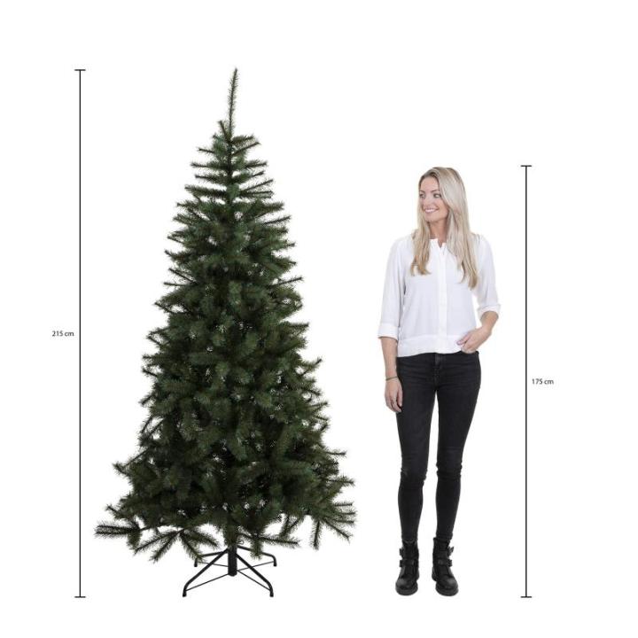 788042 Kunstkerstboom Forest Frosted Pine Hoogte 215 cm Diameter 140 cm, Takken 1248, groen