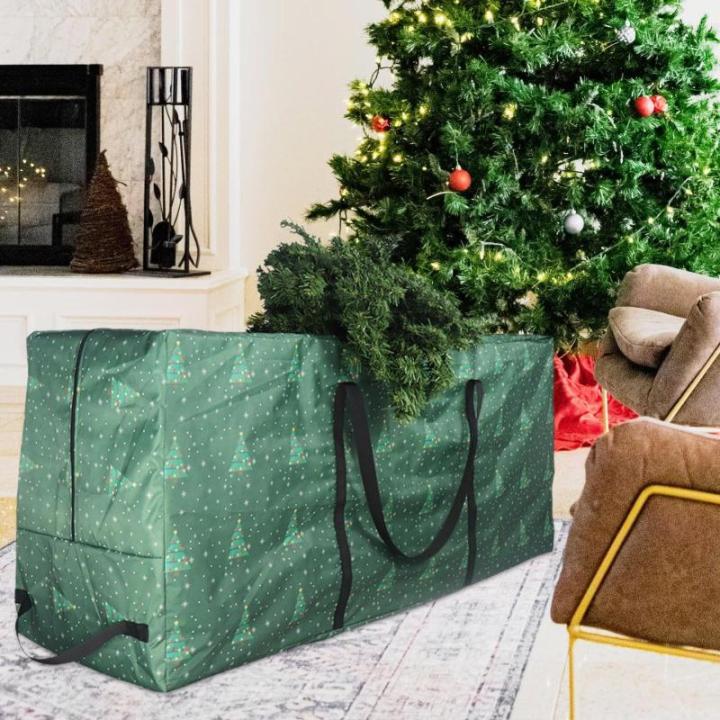 Weihnachtsbaumaufbewahrung - Weihnachtsbaum Tasche Extra Groß, Weihnachtsbaum-Aufbewahrungstasche mit 4 Griffen und breiter Öffnung | Weihnachtsbaum-Aufbewahrungstasche für 4 Fu