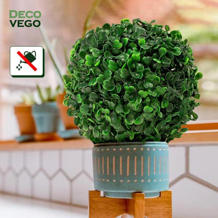 Decoratieve buxusboom selectie 8-55 cm kunstbuxusbal bal kunstmatige planten plant boekbal kunstplant, diameter: 18 cm