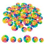 60 Stück Mini Harz Blumen Für Handwerk, Flatback, 3 Größen, Mini Blumen Deko Micro Blumen Harz Blumen Dekoration Verzierungen Für Nagelkunst, DIY Handwerk, Scrapbooking (Blume