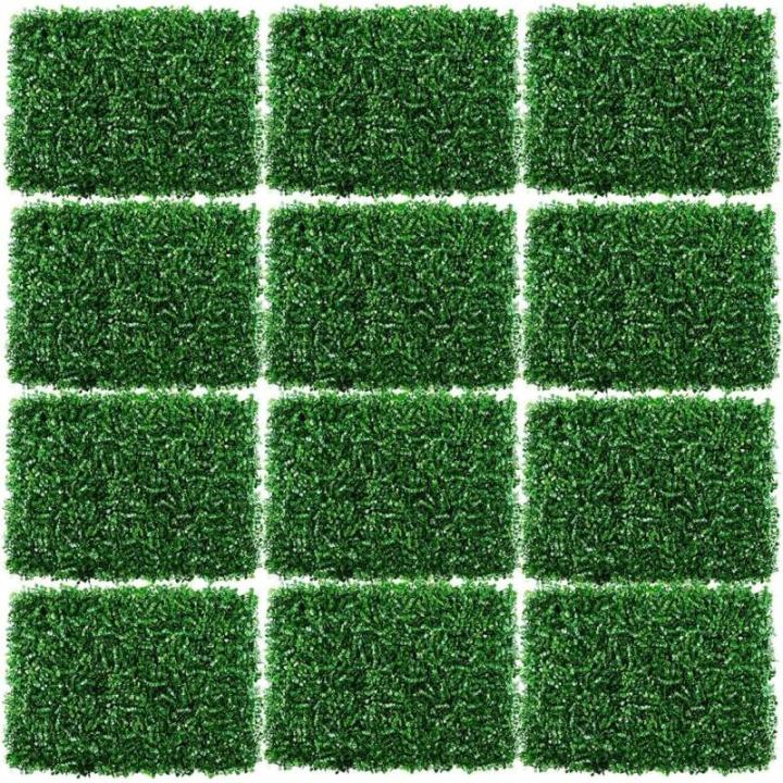 12 stuks kunsthaag hangplanten klimop wijnstok muur voor huis kamer tuin bruiloft slinger buiten decoratie - 40x60cm
