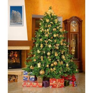 Altair Kunstkerstboom, 215 cm, klassiek groen, 1216 takken, 100% PE-punten, inclusief metalen standaard