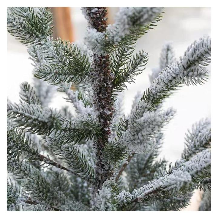 Weihnachts-Essentials, künstlicher Weihnachtsbaum, weißer künstlicher Baum, hängende Ornamente, kleine kleine zedernkiefern, neujahrsdekorationen, Lametta-Girlande, anwendbar f