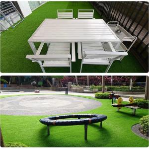 Kunstrasenteppich mit Drainagelöchern, realistischer Kunstrasen für Hunde, für drinnen und draußen, Kunstrasenmatte für Haustiere, Rasenlandschaft für Hinterhof, Terrasse, 1,