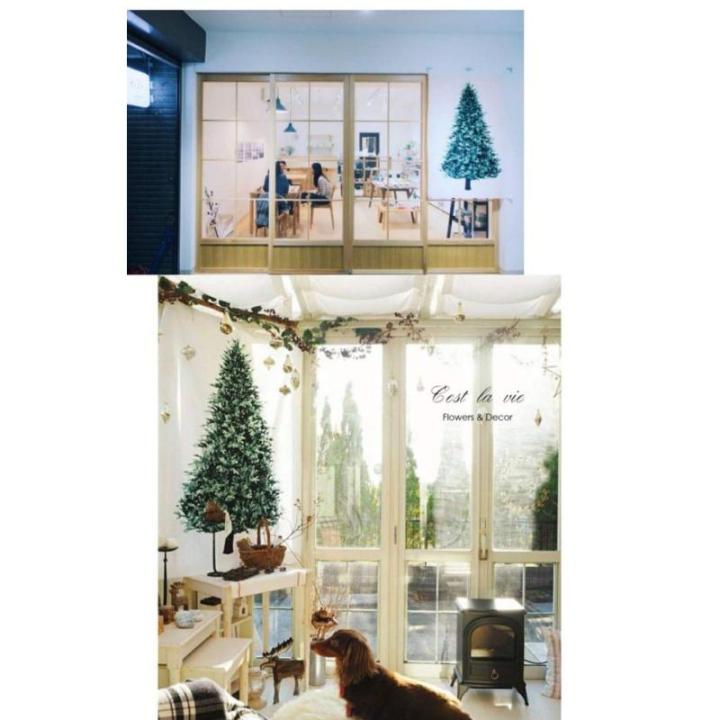 Xmas Tree Tapestry met LED Star Light Merry Christmas Achtergrond Muur Opknoping Art Tapestries voor Fotografie Deken Festival Decor (Klein)