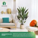 Künstlich Lilienbaum 160CM Fake Tropische Plastik Palme Perfekte Große Pflanzen im Topf für Indoor Outdoor Haus Haus Büro Garten Moderne Dekoration Housewarming Geschenk（1 Pa