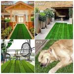 Kunstrasen Kunstrasen Kunstrasen Kunstrasen für Balkon Terrasse und Garten UV-beständig Pflegeleichter Kunstrasen für Innen- und Außenbereich Spielplatzgeeignet A