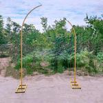 Metall-Hochzeitsbogen – Hochzeits-Requisiten, Metall-Hintergrund, Rahmen, Ständer, Ringbögen, Blumen-Ballon-Dekor, Rasen, Seide, Künstlicher Reihenständer, Wandregal Für Geb