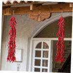 15 STK Chili-Pfeffer-Modelldekoration wandverkleidung Wand polsterung eingetopft Jalapenos Spielzeug Pflanzen Simulation gefälschtes Gemüse hängender künstlicher Pfeffer Schaum