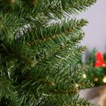 kerstboom dennenboom met kunststof standaard 499 takpunten pvc groen Ø 60 x 210 h cm