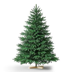 Kuro sagol Künstlicher Weihnachtsbaum Tannenbaum 180cm, Ø 95cm, 950 Spitzen, schwer entflammbar, realistischer Christbaum Tanne mit Ständer