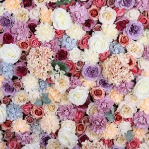 Künstliche Blumenwand, 3D-Wandblume Mit Stoffrücken, Seidenhortensie, Blumenwandpaneel, Verwendet Für Hochzeit, Gartenwand, Kirchenwand, Party