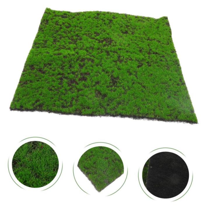 3st Künstliches Künstliches Moos Dekorativer Rasen Landschaftsdekor Landschaftsgestaltung Dekorative Requisite Gefälschte Grasmatte Glasflasche Chemische Faser Kunstrasen