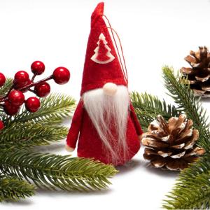 12x Premium Kerstman 12cm - decoratie voor de kerstboom, kerstboomfiguur als boom, kerstversiering of cadeau