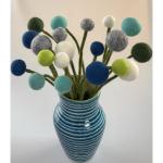 - Vilten bloemen boeket bloemen van vilt - boeket bloemen - Fair Trade - handgemaakt (zeezicht)