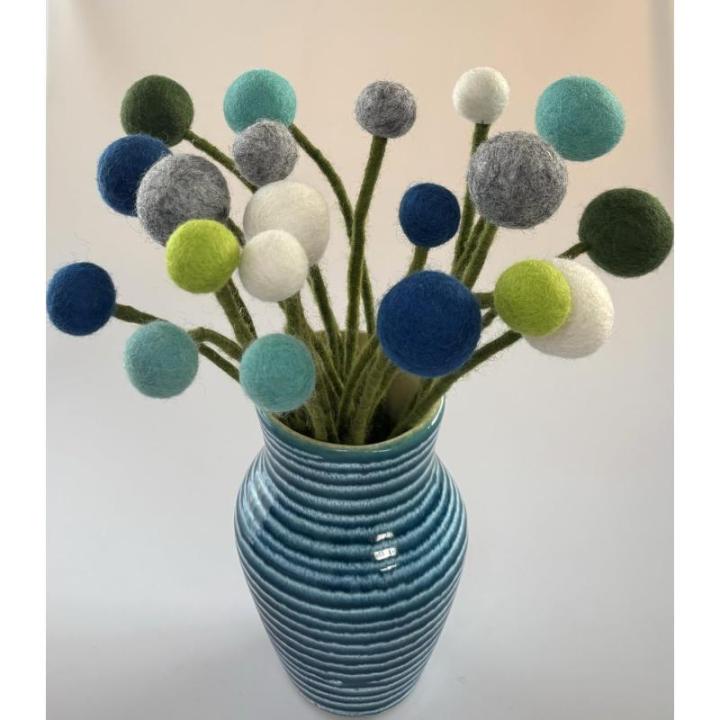 - Vilten bloemen boeket bloemen van vilt - boeket bloemen - Fair Trade - handgemaakt (zeezicht)