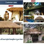 Palmgras rol Kunstmatige 100x50 cm/stuk Plastic Dak Dak Decoratieve Kunstmatige Strohuis Boerderij Nep Strohader Houten Huis Gazebo Decoratieve Strotegels Nep stro (Maat: 5 stuks)