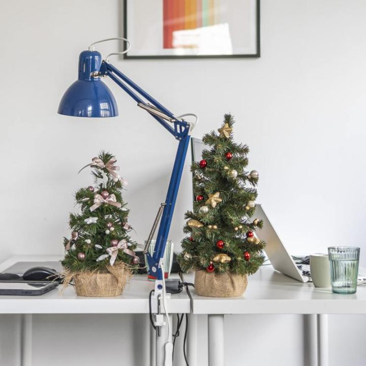 Kunstmatige Xmas Tree | Size 40 cm | Miniatuur kleine kegel | voor tabel Desk Office | Indoor Outdoor | DIY Decoratie Gift
