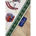 Design tapijt Nostalgic - Toy's Delight - kerstboomdeken, kerstboom en kerstboom loper voor woonkamer, slaapkamer, eetkamer, hal - groen multikleuren, 80x200 cm