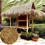 Simulatie rieten dakpannen daktuintegels kunstpalmdak-reepdakpannen vlamvertragend – 0,5 x 0,47 m/stuk. voor binnenplaats, pergola, schuur, bar, strand