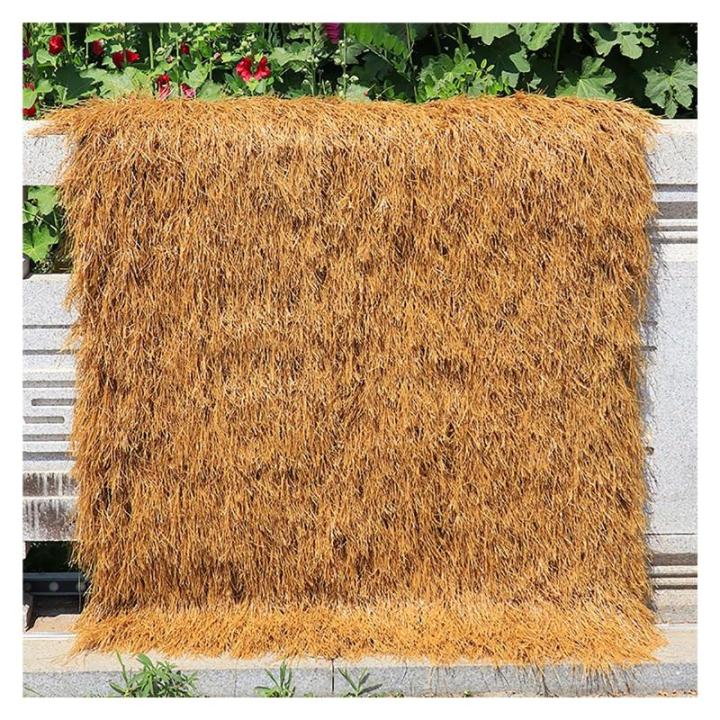 Synthetisches Strohdach, KüNstliche Palmdach Paneele Strohdach, Künstliche Mexikanische Strohrolle, Gefälschte Strohdach, Simulation Strohfliese Für Garten Pavillons Ssonnensch