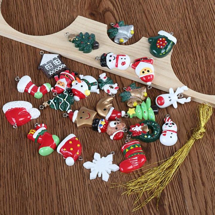 kerst, kerstboomdecoratie, kerstboomversiering voor adventskalender, 24-delig