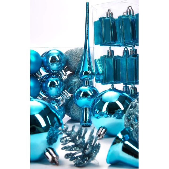 Set met boompiek, 101-delig, kerstboomversiering