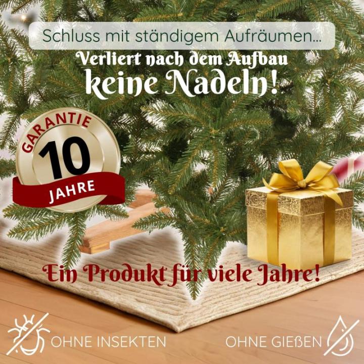 Kunstkerstboom, Kaukasus-sparrenhout, 180 cm, kerstboom