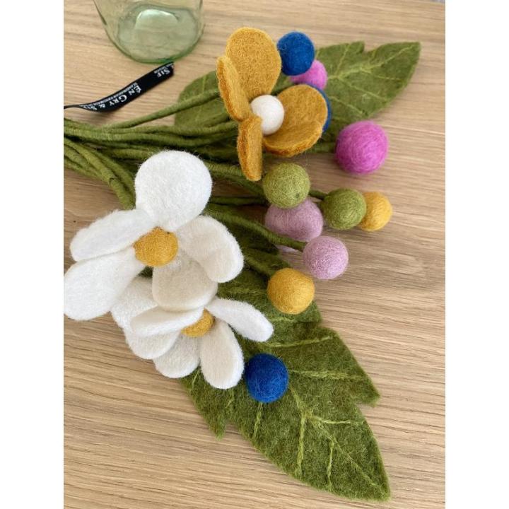 - Vilten bloemen boeket bloemen van vilt - boeket - Fair Trade - handgemaakt (zomerweide)
