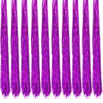 Lametta, glanzend, 100 cm, voor kerstboom, boomversiering, kerstdecoratie, Kerstmis, party, feest, decoratie, zilver, goud, wit, zwart, roze, paars, blauw, groen, kleur naar keuze