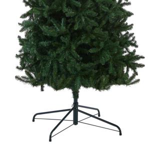 Kunstmatige slanke kerstboom, groen, koningswood spar, inclusief standaard, 4 voet