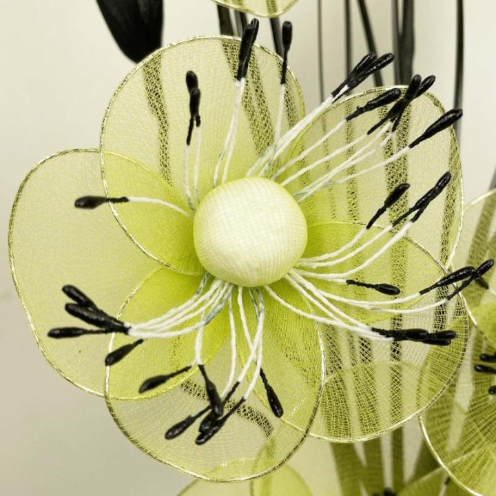 kunstbloemen in pot, decoratie, 32cm