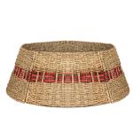 Kerstboom kraag boerderij kerstboom decoraties boom rok kerstboom basis ring (rood)