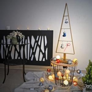 Weihnachtsbaum aus Metall Christbaum Tannenbaum Deko Baum Kunstbaum Loft Schwarz Weiß Gold (Gold, 85cm)