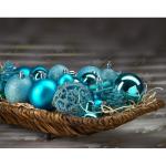 Set met boompiek, 101-delig, kerstboomversiering