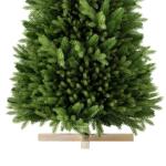 Künstlicher Weihnachtsbaum mit Holz Ständer,Tannenbaum Künstlich mit Beleuchtung,Künstliche Weihnachtsbäume mit 950 Zweigen und 300 Warm LED Licht,für Weihnachts Dekor Innen-