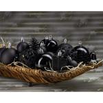 Set met boompiek, 101-delig, kerstboomversiering