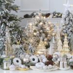 Set van 80 verschillende onbreekbare , ornamenten, decoratieve ballen, hangers met herbruikbaar cadeaupakket voor de kerstboom