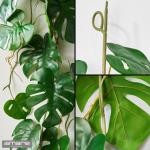 Set van 2 Split Philodendron-slinger, 104 cm, groen