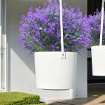 voor buiten, 12 bundels lavendel, , UV-bestendige balkonplanten, kunstplanten, struiken voor buiten, binnen, balkon, balkonbak, bloembak, lila