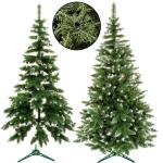 Kunstkerstboom, diamantgrenen, kunstsneeuw, echte dennenappels, 200 cm, kunstkerstboom, kunstkerstboom