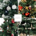 Realistische Kunstmatige Kerstboom Fir Xmas Tree | Afmeting: 120 cm | Feestdagdecor | Diepgroene Dichte Takken Stabiele Stand | Binnen & Buiten