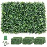 wand, 12 stuks, gazon, muur, uv-bescherming, kunstheg, plantenwand, voor tuin, achtertuin, buiten en binnen, bruiloftsdecoratie