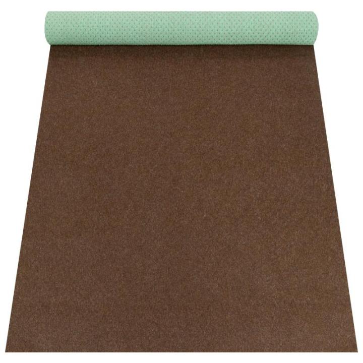 Pemba Grastapijt kunstgras, bruin, hoogte: 6 mm, kunstgrastapijt met noppen, weerbestendig, sneldrogend, outdoor, balkon, terras en tuin, 100 x 720 cm