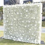 White Baby's Breath Rose Simulation Blumenwand Hintergrundwand, 5D Stoff Hintergrund Blumenwand Hochzeitsdekoration Wand Für Fotohintergrund Home Party Hochzeitshintergrund(3.28ft